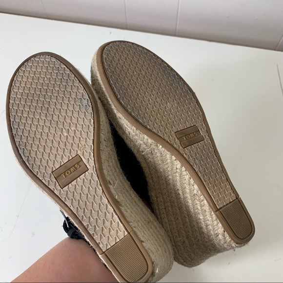 Toms black Monica wedge heel - Picture 8 of 8